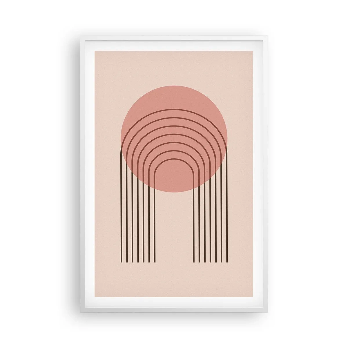 Poster în ramă albă - Atracție irezistibilă - 61x91 cm