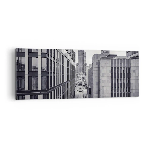 Tablou pe pânză - Vale citadină din Varșovia - 140x50 cm