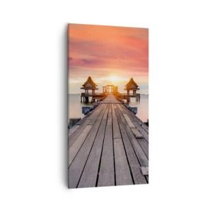 Tablou pe pânză - Vestul la est - 55x100 cm