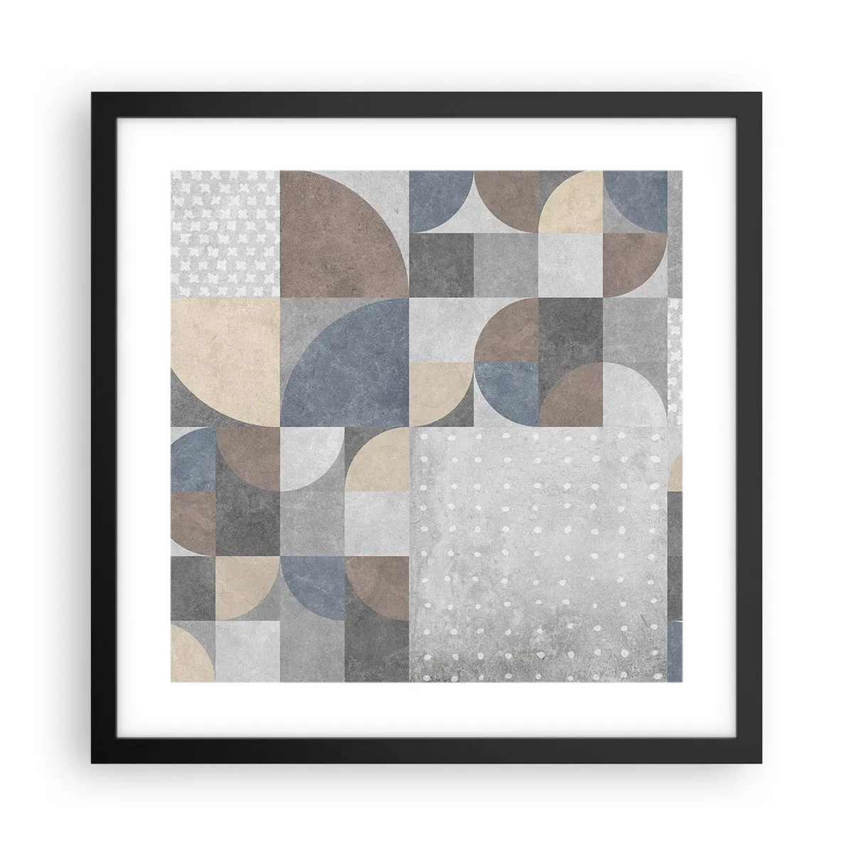 Poster în ramă neagră - Fantezie ceramică - 40x40 cm