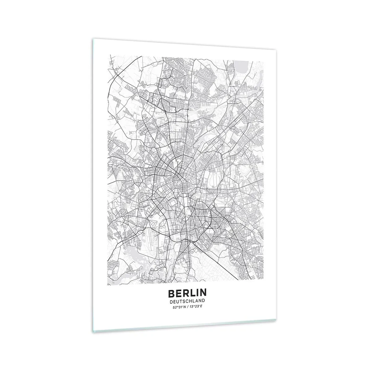 Tablou pe sticlă - Floare de Berlin - 50x70 cm