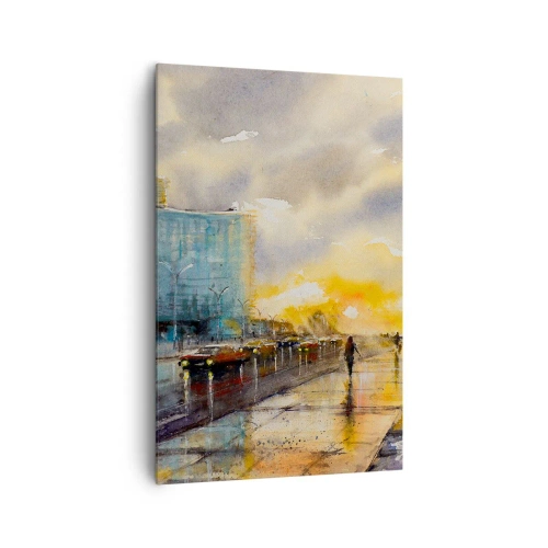 Tablou pe pânză - Viața pe țărm - 80x120 cm