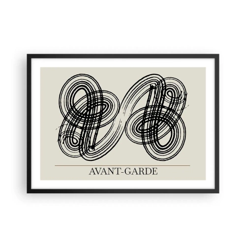 Poster în ramă neagră - A apărut spontan - 70x50 cm