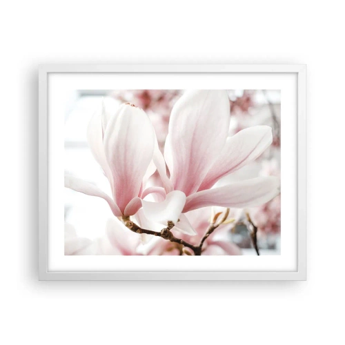 Poster în ramă albă - Imensitatea sensibilității - 50x40 cm