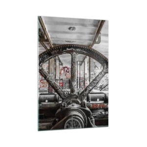 Tablou pe sticlă - Viața secretă a unei fabrici - 70x100 cm