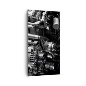 Tablou pe pânză - De oțel, frumos, puternic - 65x120 cm