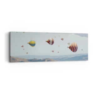 Tablou pe pânză - Orice este posibil aici - 90x30 cm