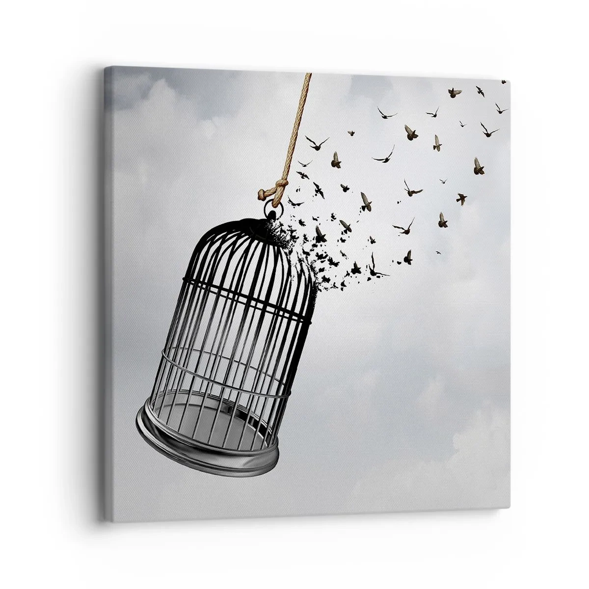 Tablou pe pânză - Credință...Speranță...Libertate! - 30x30 cm