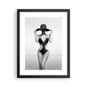 Poster în ramă neagră - Numele meu este: Eleganța - 30x40 cm
