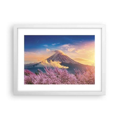 Poster în ramă albă - Sfințenia japoneză - 40x30 cm