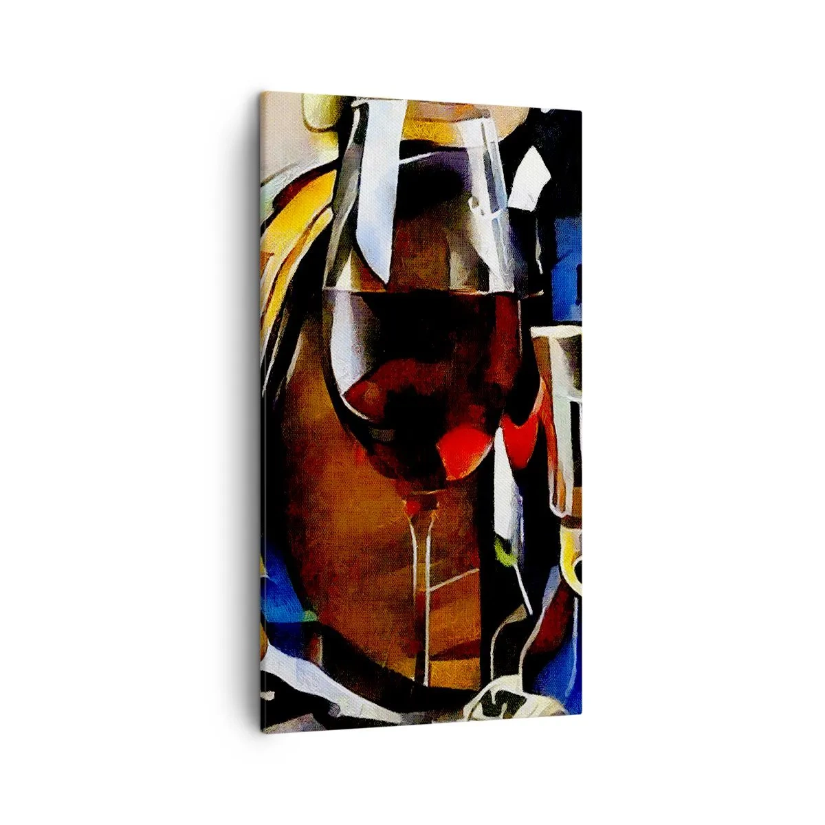 Tablou pe pânză - Și lumea devine mai colorată - 45x80 cm