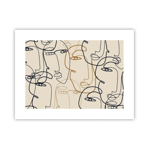 Poster - Portret multiplicat - 40x30 cm