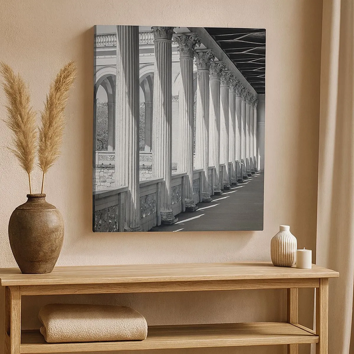 Tablou pe pânză - Arcadă însorită - 30x30 cm