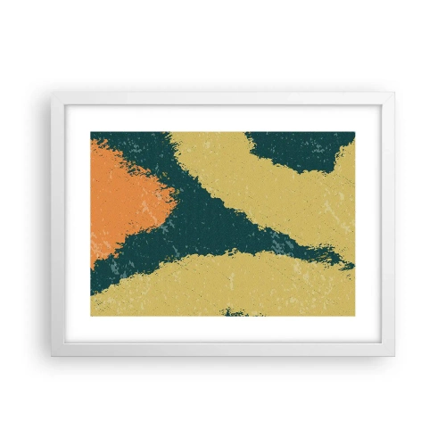 Poster în ramă albă - Abstracție - în slow motion - 40x30 cm