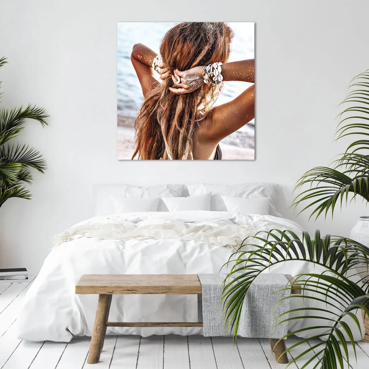 Tablou pe pânză - Sora apei și a soarelui - 50x50 cm