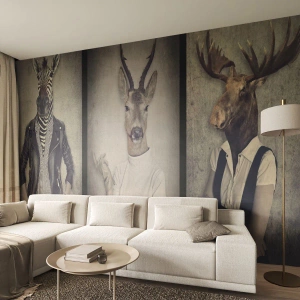 Tapet Standard Eco - Lăsați gesturile să vorbească - Abstracția, Fantezie, Coaste - 250x175 cm