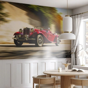 Tapet Autoadeziv Deluxe Sticker - Mai frumoasă decât Nike din Samothrace - Mașină, Retro, Cabriolet - 200x140 cm