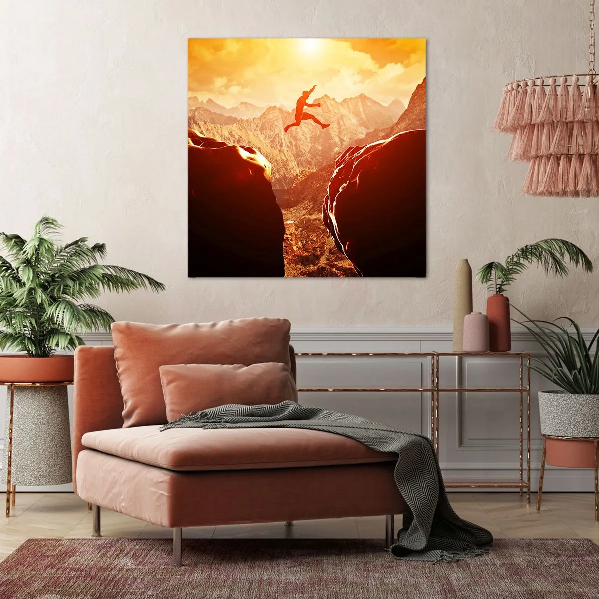 Tablou pe pânză - Trecând frontierele - 70x70 cm