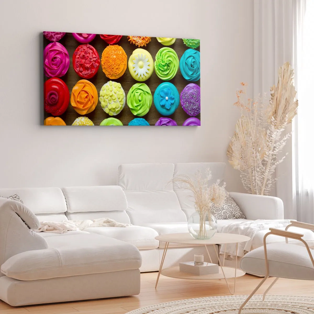 Tablou pe pânză - Fiecare diferită - toate delicioase - 120x50 cm