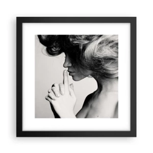 Poster în ramă neagră - Ascultă-te pe tine însuți - 30x30 cm