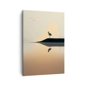 Tablou pe pânză - Domn pe lac - 50x70 cm