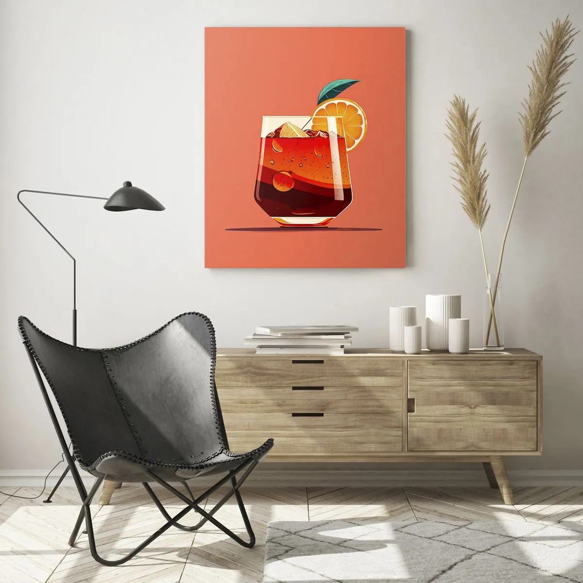 Tablou pe sticlă - Răcoare de vară - 50x70 cm