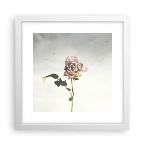 Poster în ramă albă - Primăvara binevenită - 30x30 cm