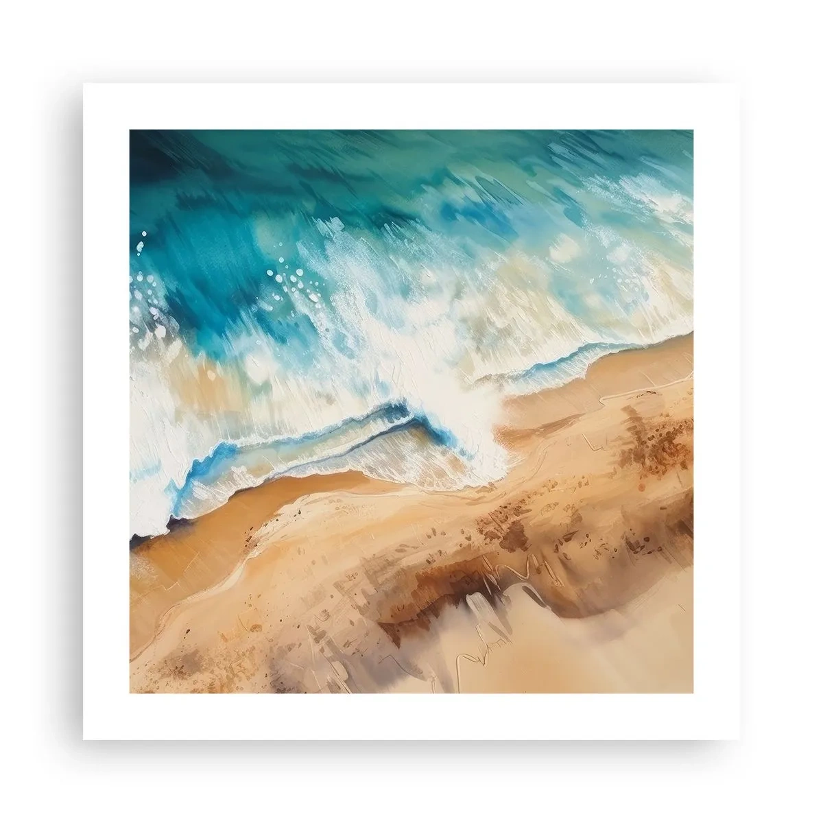 Poster - Unda de întoarcere - 50x50 cm