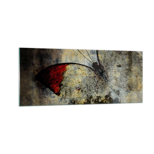 Tablou pe sticlă - Privește înainte să dispar - 100x40 cm