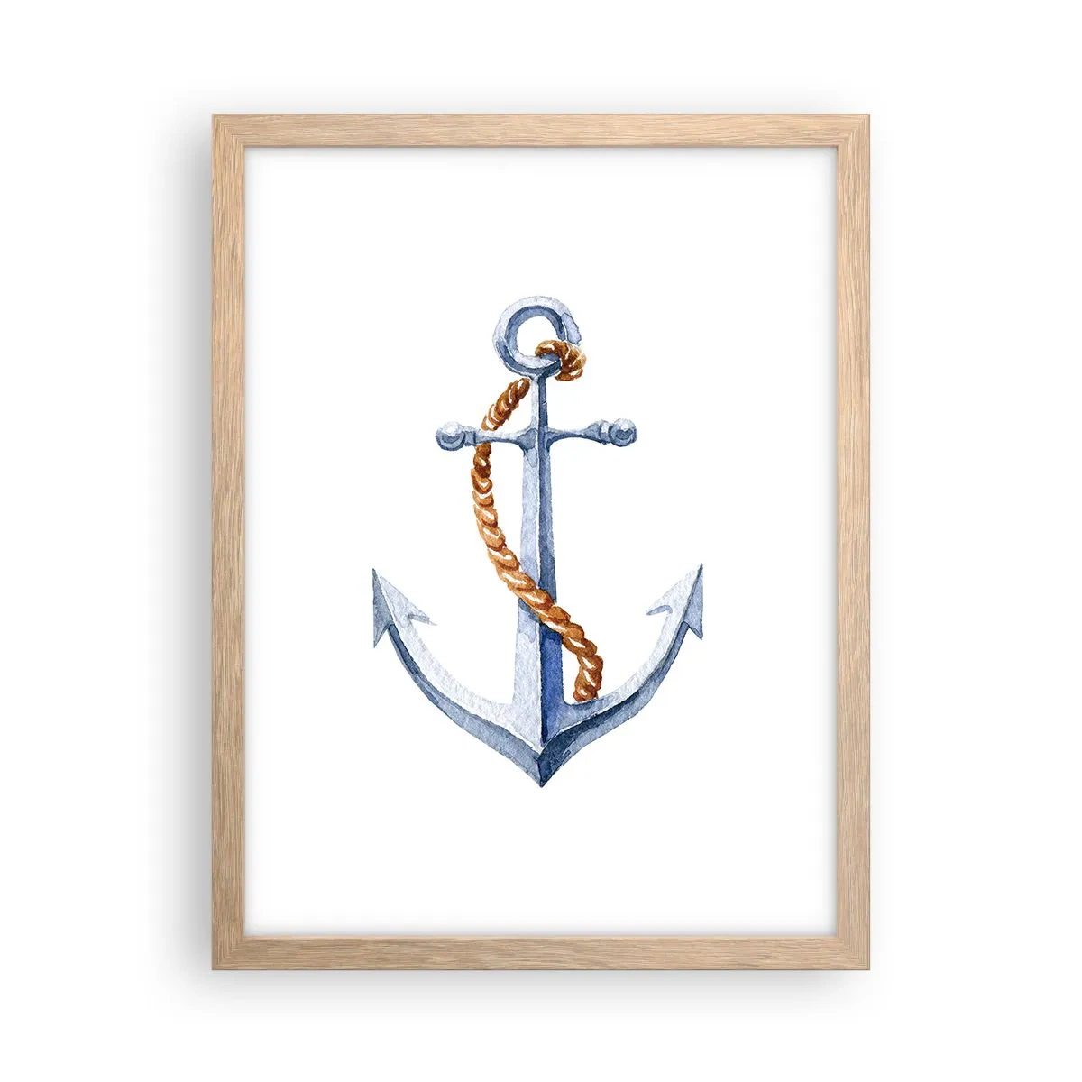 Poster în ramă de stejar deschis - Ahoy aventura! - 30x40 cm
