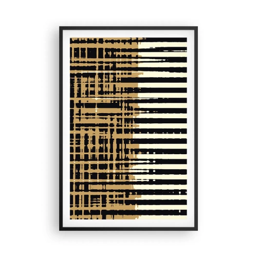 Poster în ramă neagră - Abstracție arhitecturală - 61x91 cm