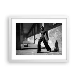 Poster în ramă albă -  Eleganță urbană - 40x30 cm