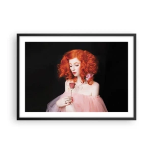 Poster în ramă neagră - În stil baroc - 70x50 cm