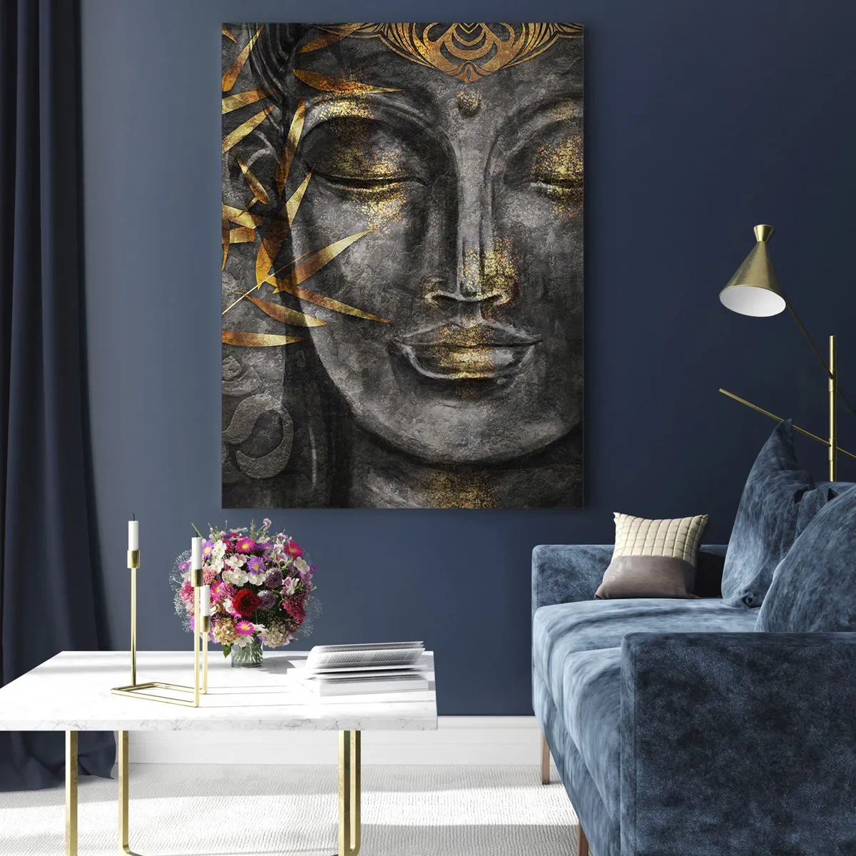 Tablou pe sticlă - Simțiți pacea - 50x70 cm