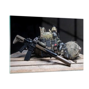 Tablou pe sticlă - Pe loc repaus! - 120x80 cm