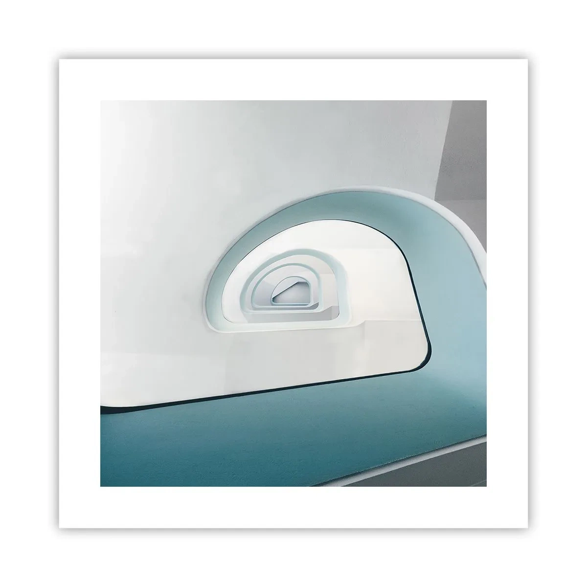 Poster - Până la fundul albastrului - 40x40 cm