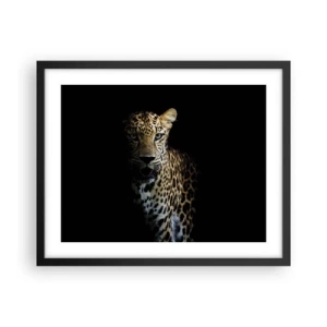 Poster în ramă neagră - Frumusețe întunecată - 50x40 cm