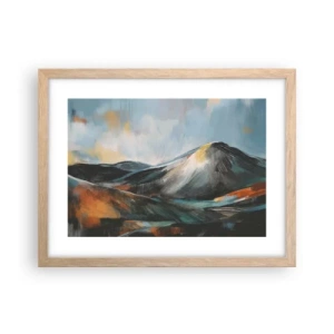 Poster în ramă de stejar deschis - Dure și frumoase - 40x30 cm