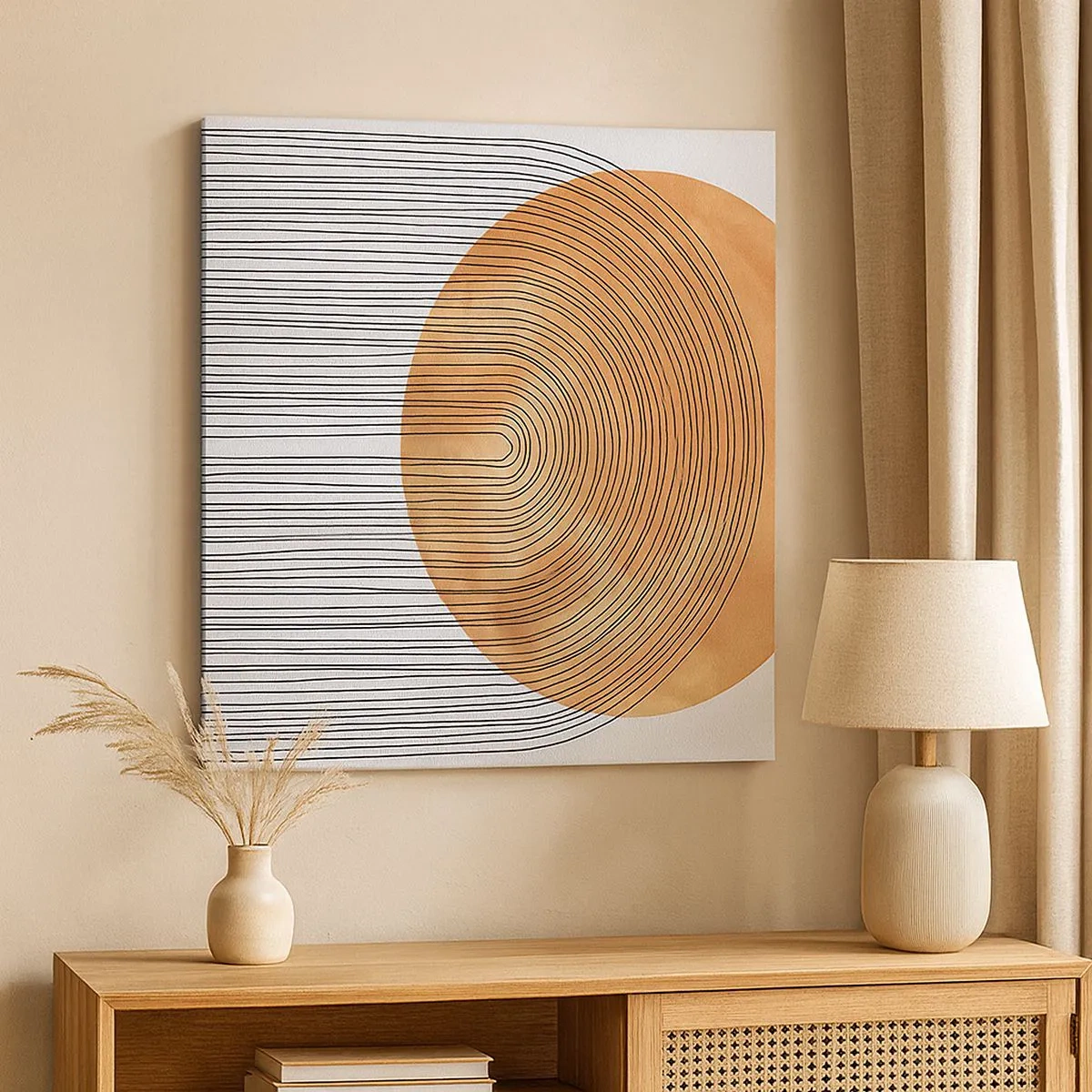 Tablou pe pânză - Compoziția solară - 30x30 cm