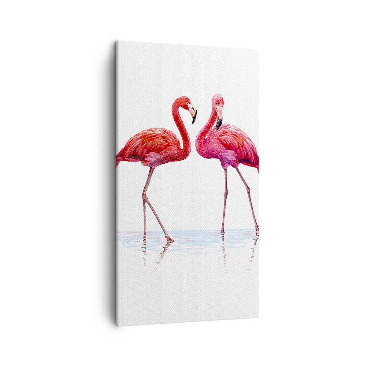 Tablou pe pânză - Pink randez-vous - 45x80 cm