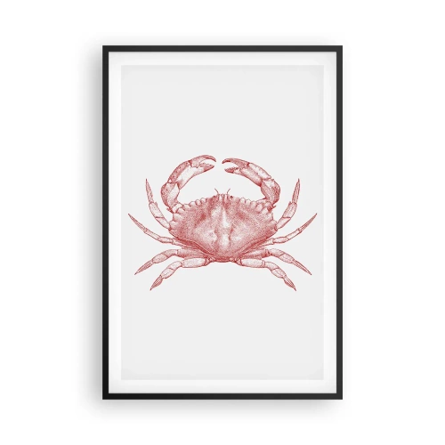 Poster în ramă neagră - Crab peste crabi - 61x91 cm