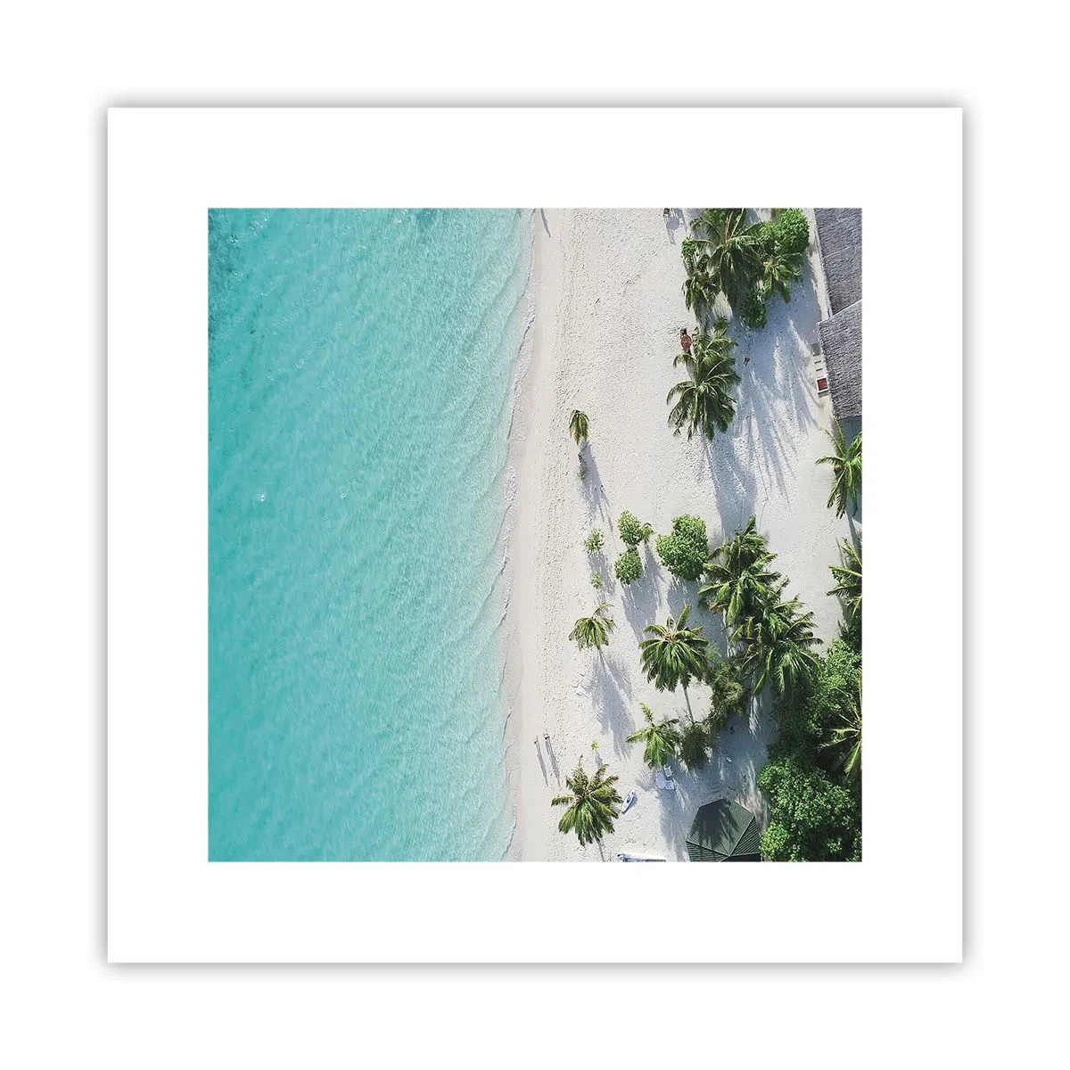 Poster - Vacanță în paradis - 30x30 cm