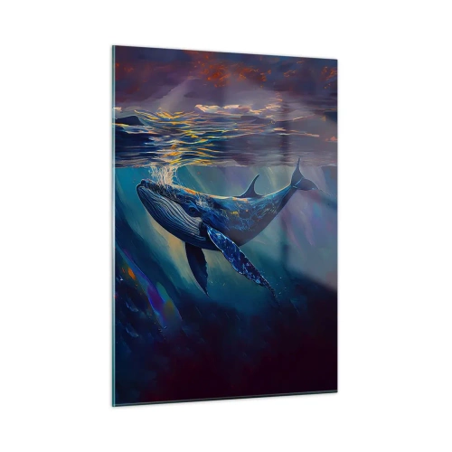 Tablou pe sticlă - Bun venit în lumea mea - 50x70 cm
