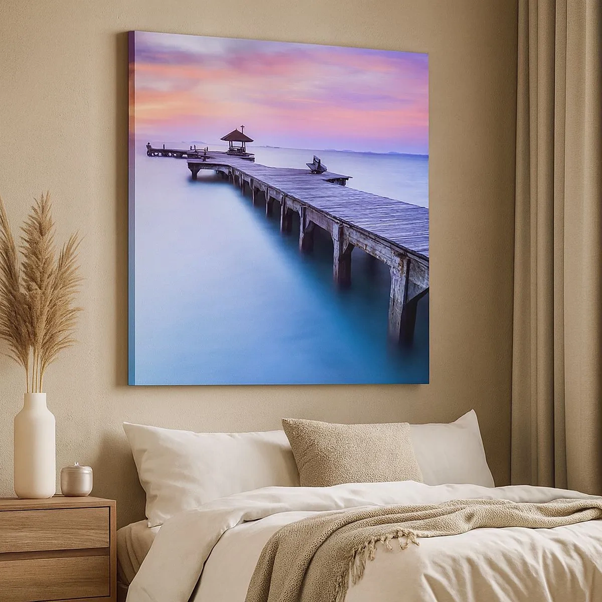 Tablou pe pânză - Mare de liniște până la orizont - 30x30 cm