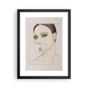 Poster în ramă neagră - Un simbol al eleganței și frumuseții - 30x40 cm