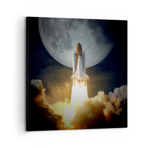 Tablou pe pânză - Începutul unei aventuri nepământene - 60x60 cm