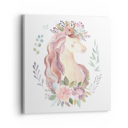 Tablou pe pânză - O invitație în lumea basmelor - 30x30 cm