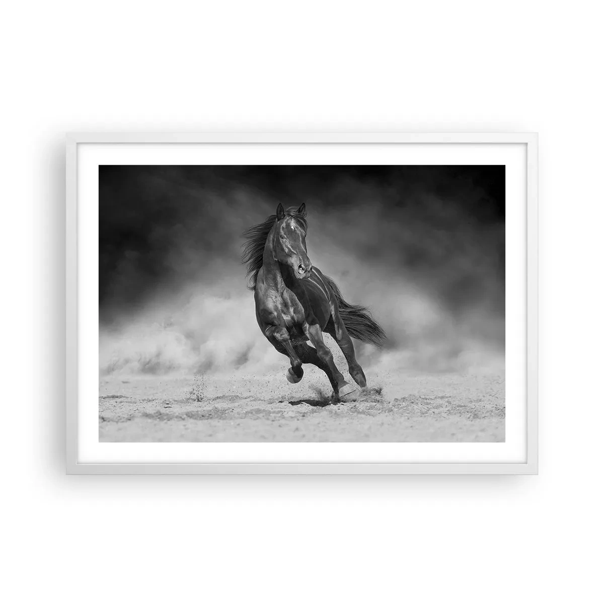 Poster în ramă albă - Dorința emirului - 70x50 cm