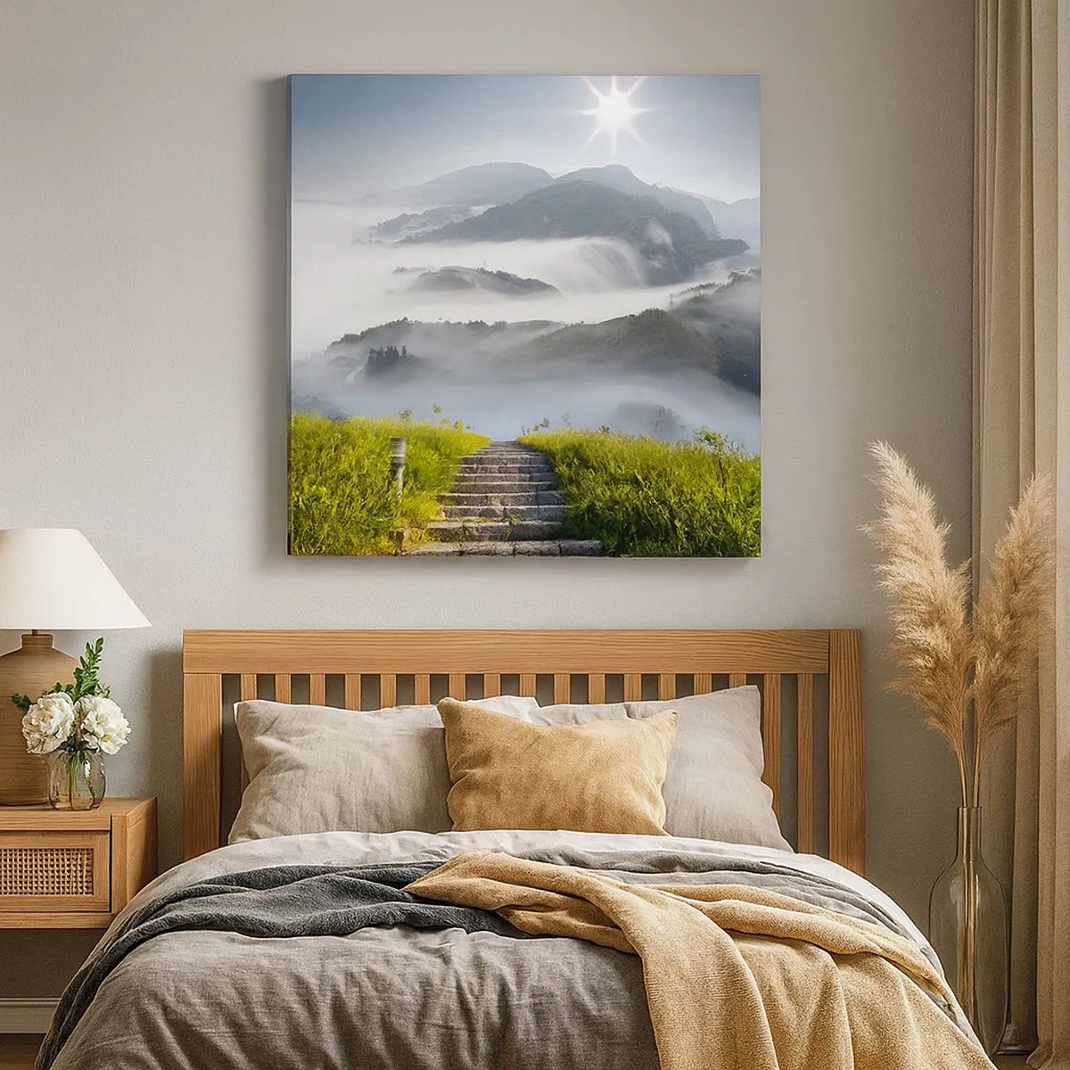 Tablou pe pânză - Tot spre nori - 30x30 cm