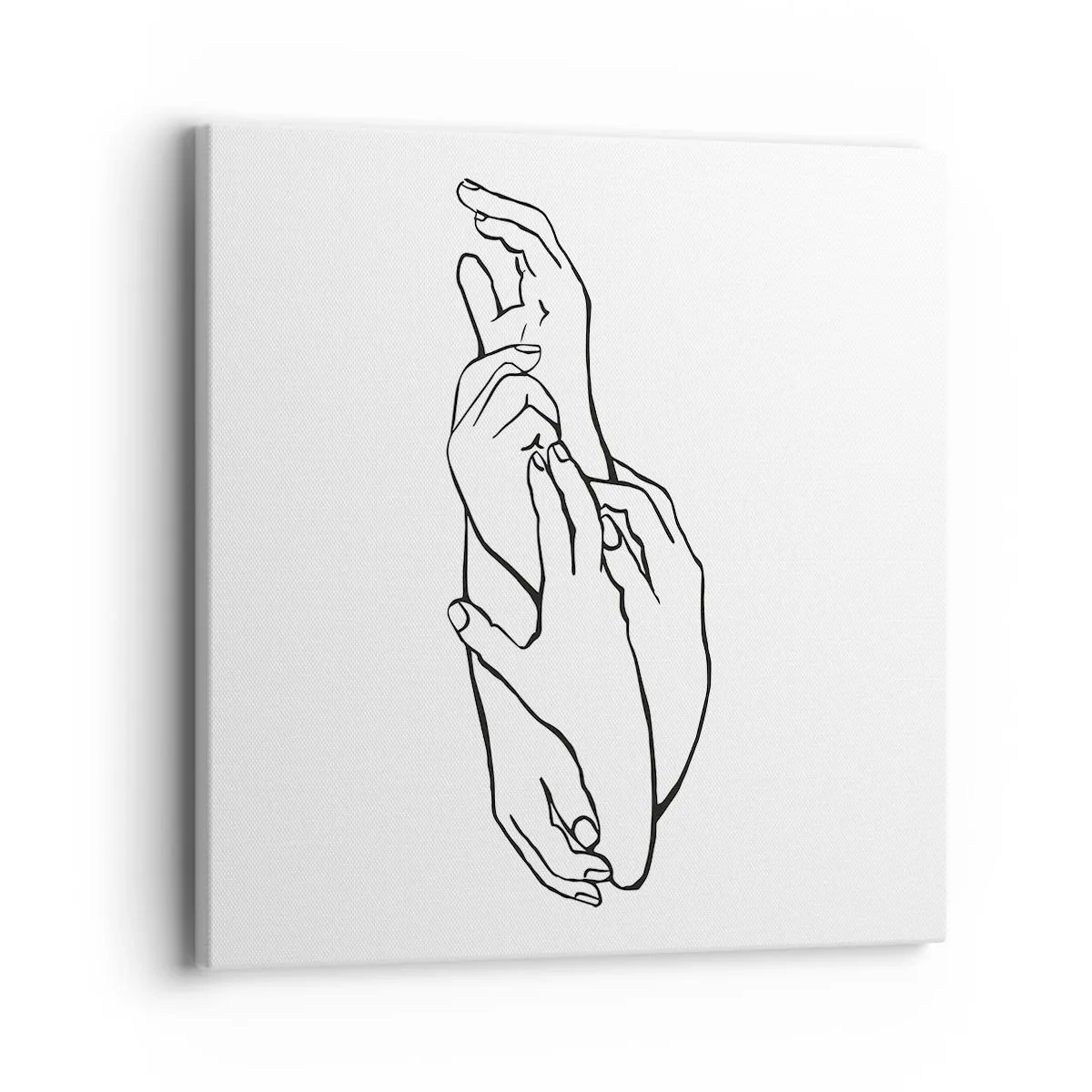 Tablou pe pânză - Atingere bună - 40x40 cm